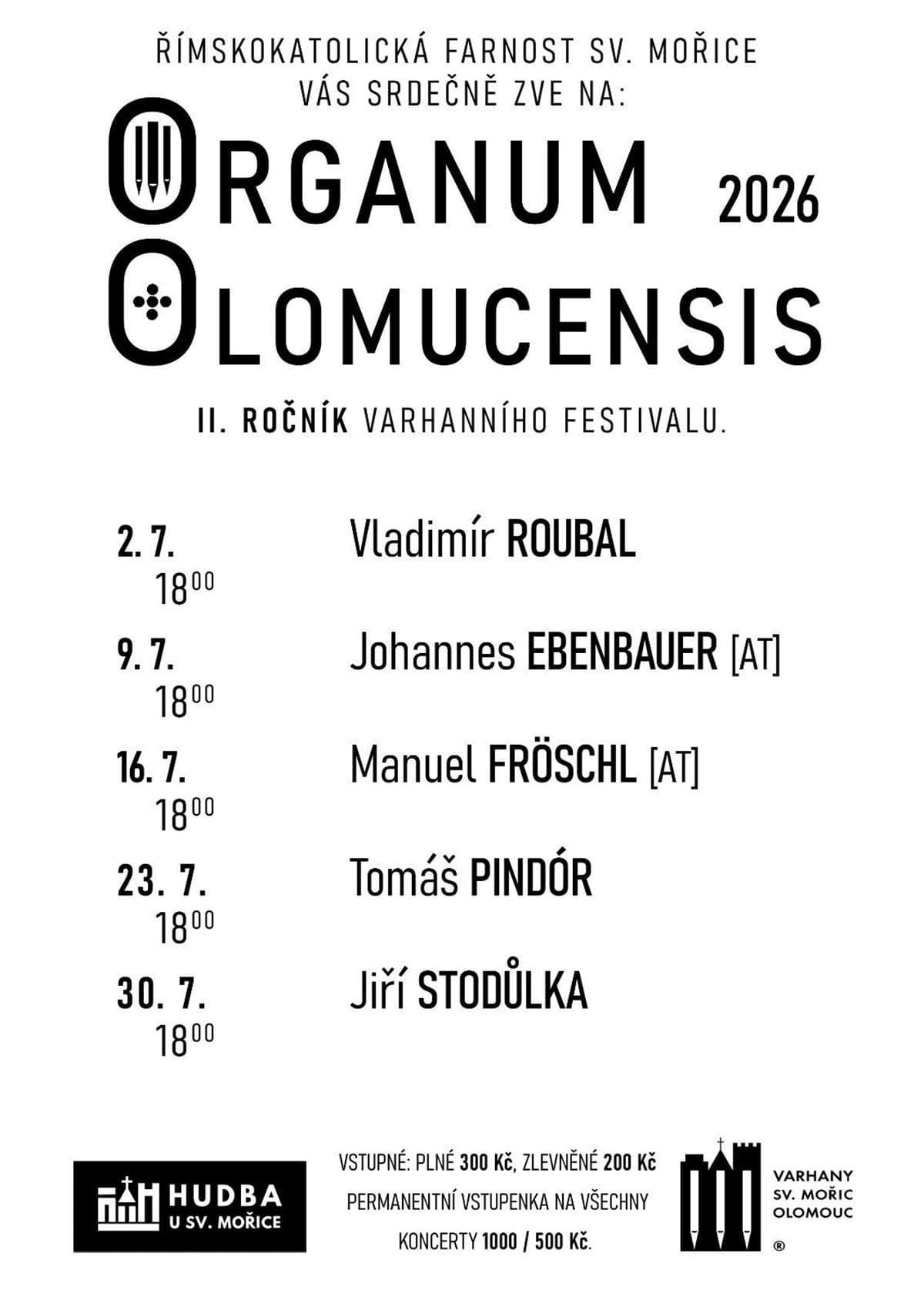 Organum Olomucensis 2026 - Jiří Stodůlka